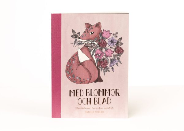 Med blommor och blad: 20 gratulationskort
