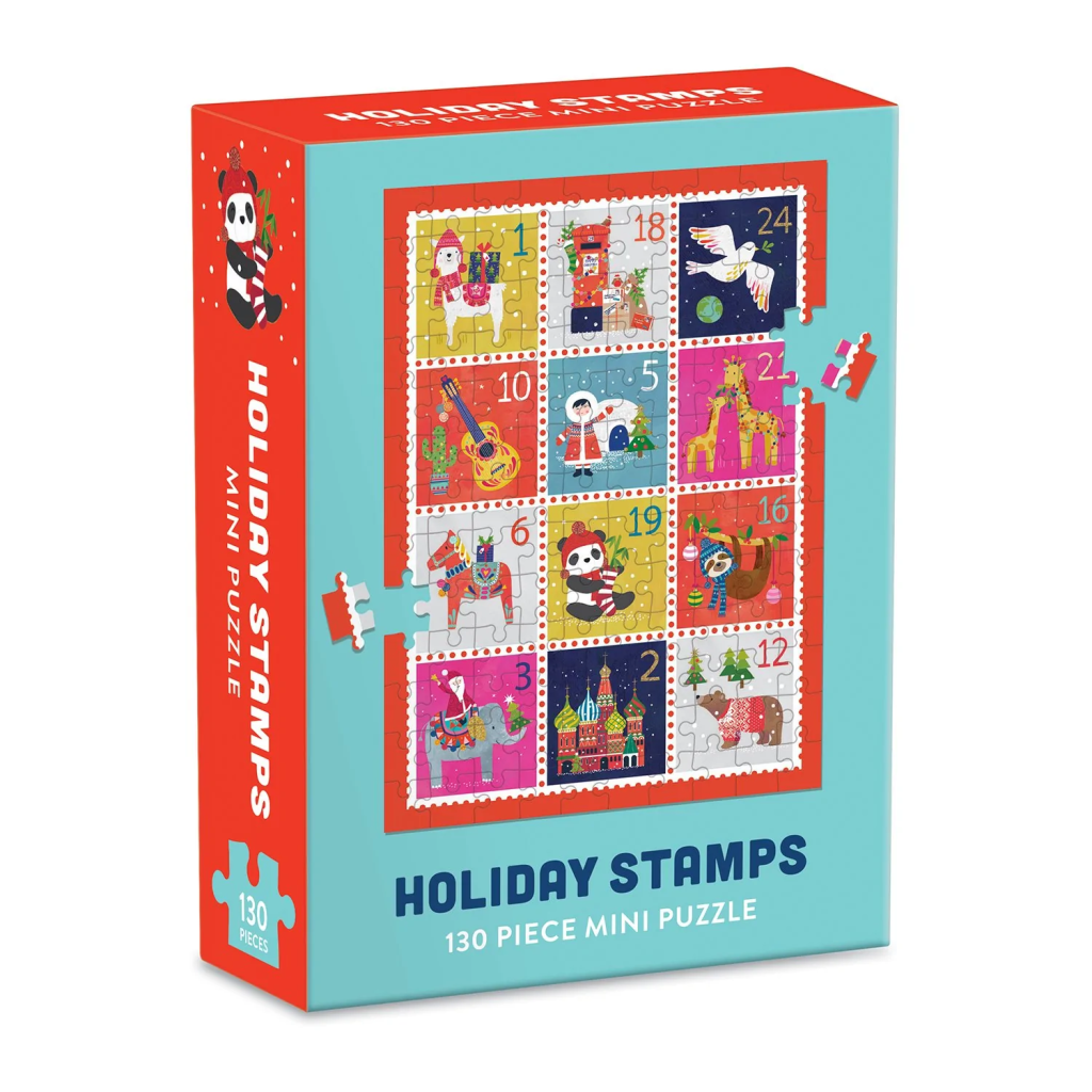 Holiday Stamps 130 Bitar Frim rkspussel Mini Postmuseum
