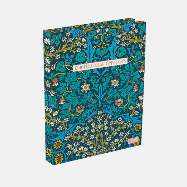 W. Morris, Blackthorn. Förpackning med 12 dubbla kort.