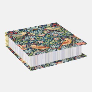 Note block, William Morris, Strawberry Theif