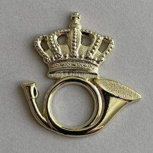 Posthorn med krona - Kylskåpsmagnet