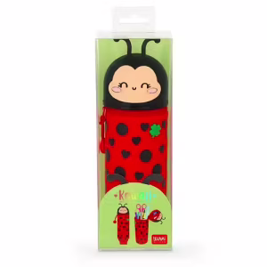 Pennfodral av silikon, Kawaii, Ladybug, Legami