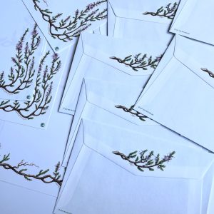 Ljung brevpapperset, 10 kuvert och 10 brevpapper