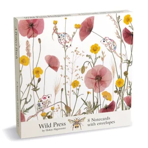 Wild Press Hedgerows - Ask med 8 dubbla kort med kuvert
