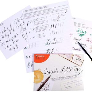 Brause, Brush lettering practice cards. Utförsäljning finns endast i webbutiken!