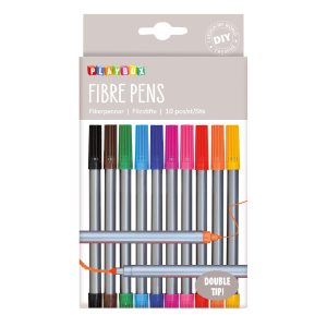 Fiberpennor dubbelspets  - Utförsäljning finns endast i webbutik