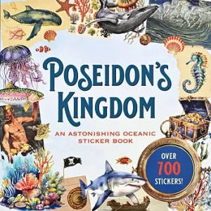 Poseidon's Kingdom Sticker Book (580 stickers)