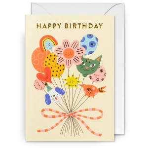 Dubbelkort, Molly Egan,"Balloon Bouquet", Lagom Design