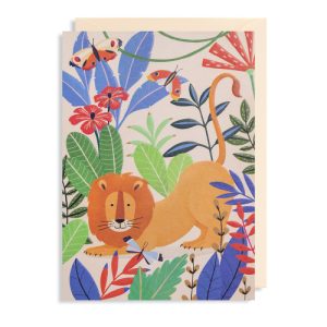 Dubbelkort, Carrie May, Lejon, Lagom Design
