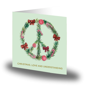Dubbelt kort, Christmas, Love and understanding, Cards by Jojo, Astrid J