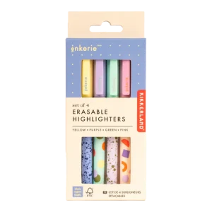 Set med 4 utsuddbara markeringspennor - Inkerie