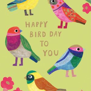 Dubbelt kort, happy Birds Day, Forsberg