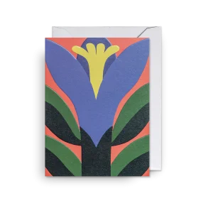 Mini dubbelkort, Eija Vehviläinen, "July Flower", Lagom Design