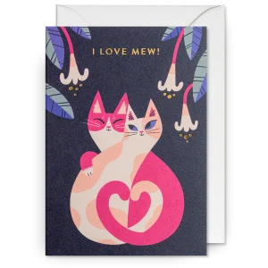 Dubbelkort, Essi Kimpimäki "I Love Mew Cuddling", Lagom Design