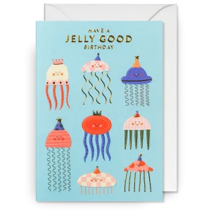 Dubbelkort, Molly Egan, "Have a Jelly Good Birthday", Lagom Design
