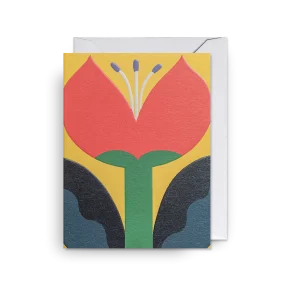Mini dubbelkort, Eija Vehviläinen, "June Flower", Lagom Design