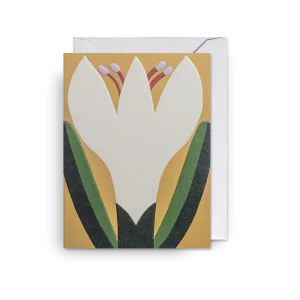 Mini dubbelkort, Eija Vehviläinen, "March Flower", Lagom Design