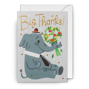 Dubbelkort, Mei Stöyva, Birthday Big Thanks Lagom Design