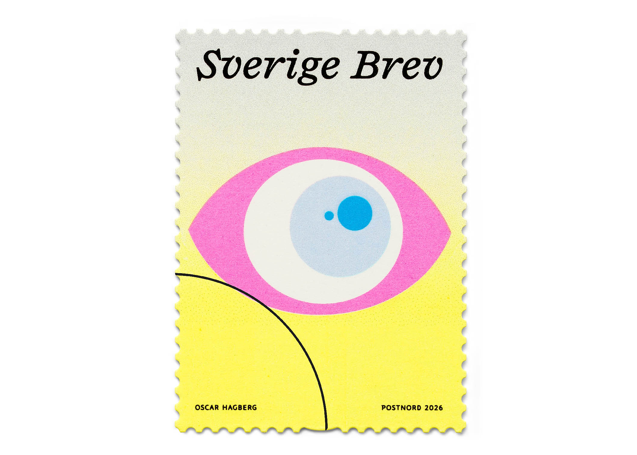 Häfte med 10 frimärken, Jag ser dig, valör inrikes brev - Bild 2
