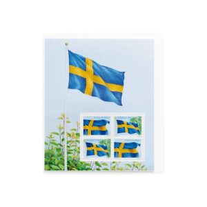 Souvenirark Sveriges flagga